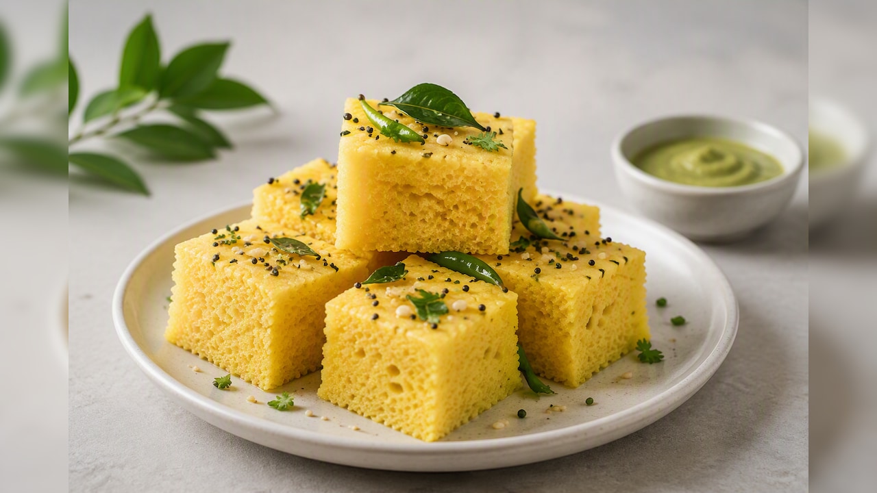 आज क्या बनाऊं: बासी चावल को दें नया ट्विस्ट, सिर्फ 10 मिनट में बनाएं एकदम सॉफ्ट गुजराती ढोकला