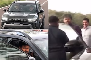 Tamil Nadu Chief Minister Vijay Thalapathy Takes Renault Duster On Track