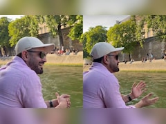 Irfan Pathan Joins Crowd For 