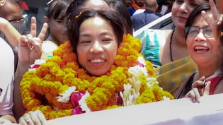 India's CWG 2026 Medallists Receive Heroes' Welcome On Return