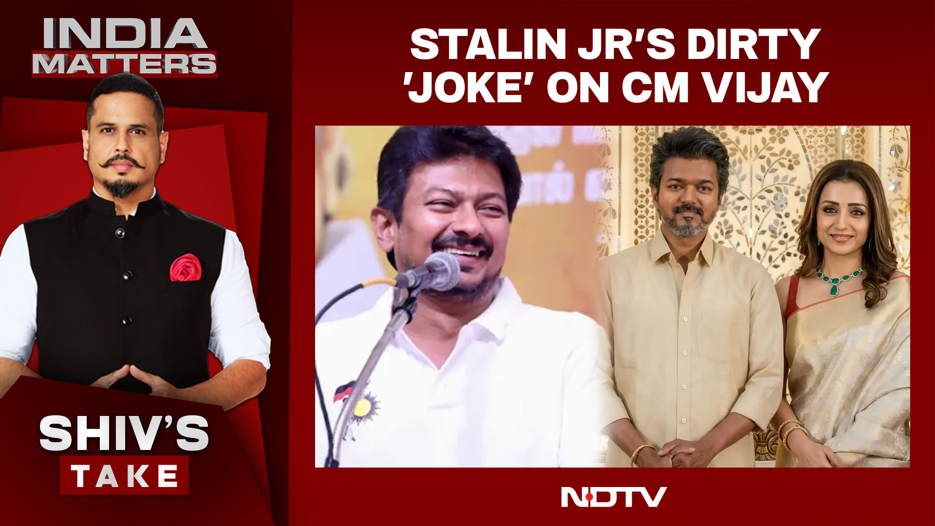 Udhayanidhi Stalin's 'Trisha' Jibe Triggers Political Firestorm