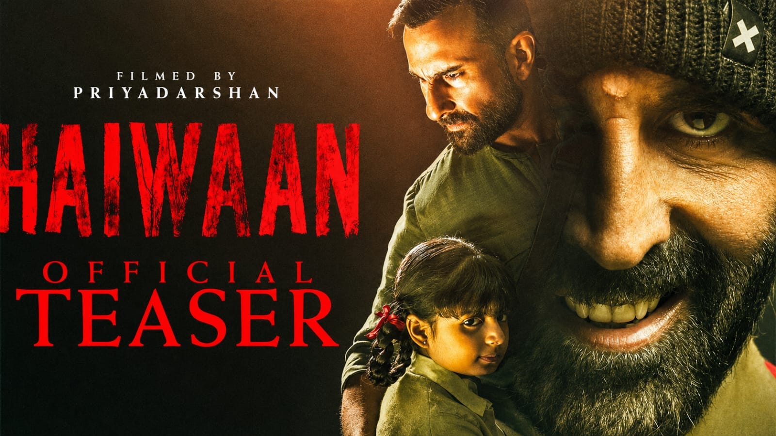 Priyadarshan’s Haiwaan teaser shows Akshay Kumar’s dark role and Saif Ali Khan’s blind character