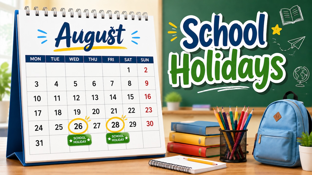 School Holidays August 2026: Eid-e-Milad, Onam, Raksha Bandhan; Check Key Dates
