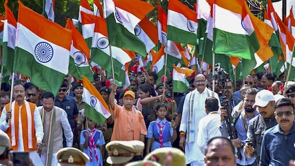 Tiranga Politics Heats Up In UP: Yogi Adityanath, Congress Clash Over National Flag