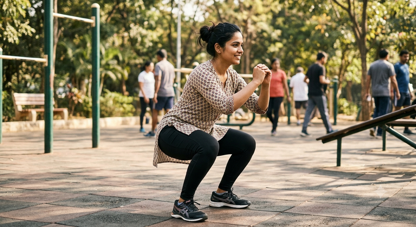 Push-ups and squats are both excellent compound exercises