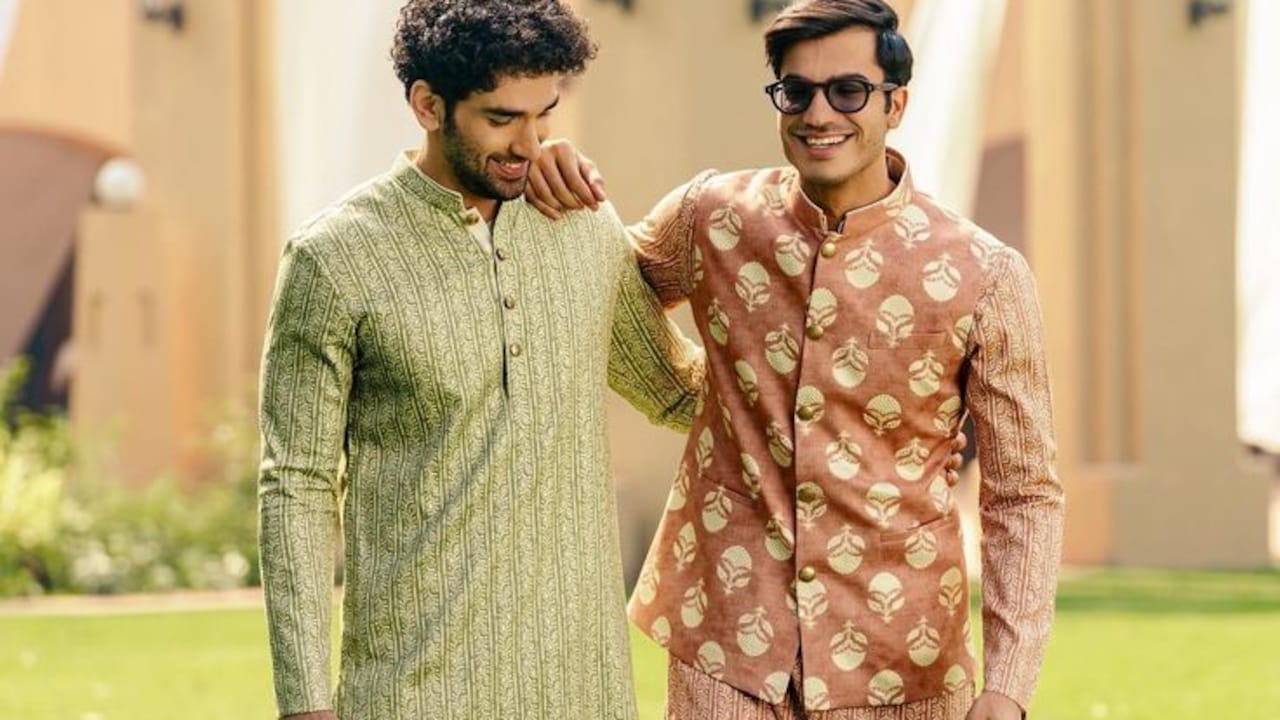 Festive Kurtas for men at 65% off on Myntra Right To Fashion Sale