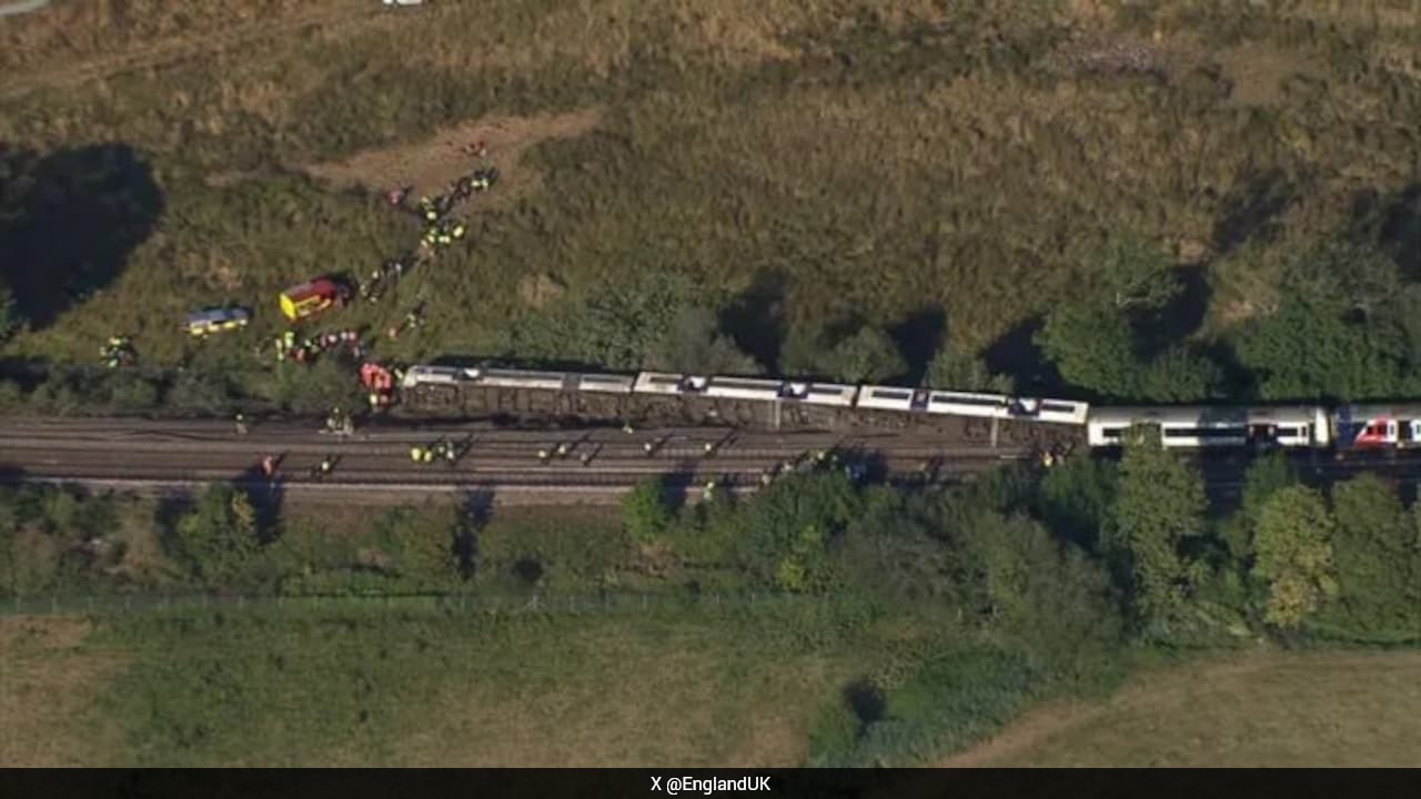 Passenger Train Derails In UK, At Least 3 Coaches Left Lying On Their Side