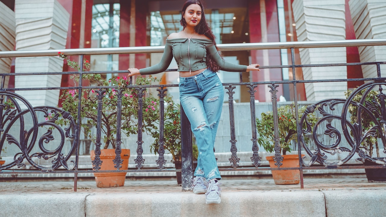 The right styling choices can make even a simple top look fashionable.