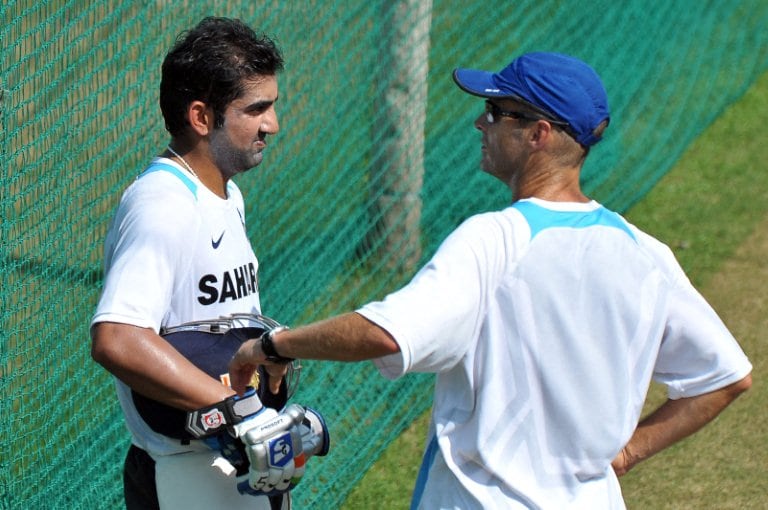 Gautam Gambhir meets former coach Gary Kirsten now linked to Sri Lanka coaching