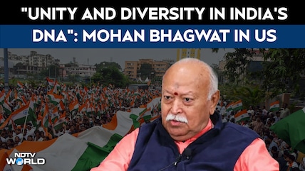 RSS Chief Mohan Bhagwat At New York Event: "Unity And Diversity In India's DNA"
