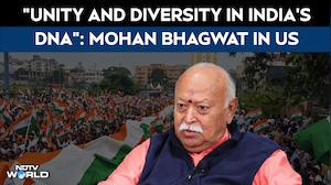 RSS Chief Mohan Bhagwat At New York Event: "Unity And Diversity In India's DNA"