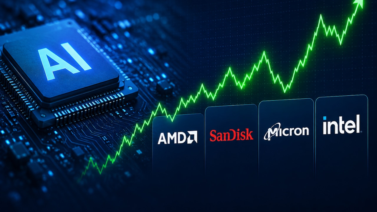 AI Chip Whipsaw: AMD, SanDisk, Micron, Intel Shares Jump Up To 8% As Volatility Continues