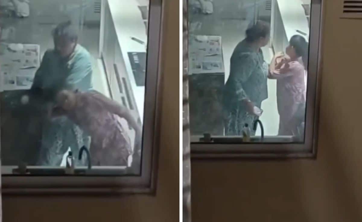 Woman accused of assaulting staff member caught on camera at Gurugram hotel