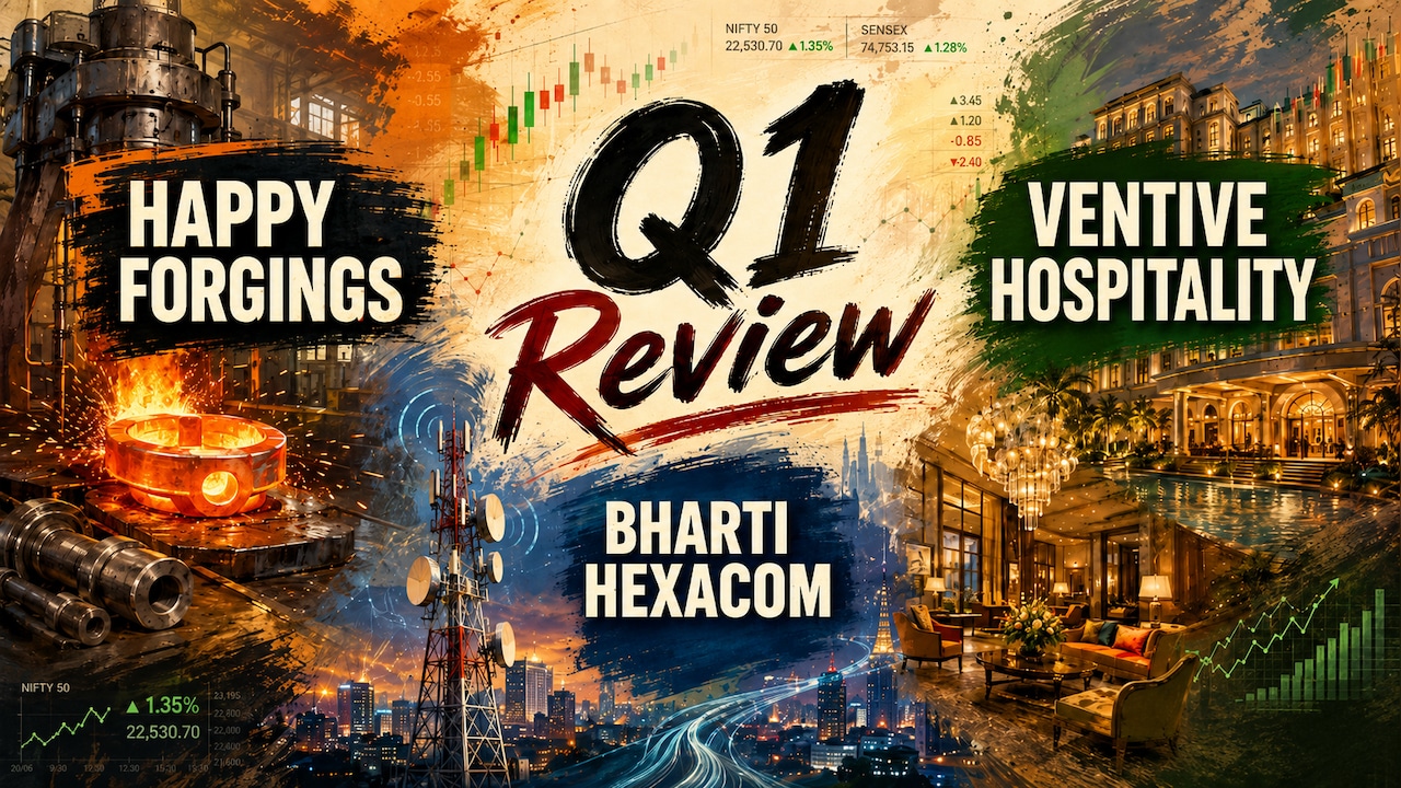 Bharti Hexacom, Happy Forgings, Ventive Hospitality Q1 Review: Check Motilal Oswal's Latest Ratings, Target Prices