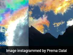 Rare Rainbow Clouds Turn Ladakh Sky Into A Pastel Painting, Internet In Awe
