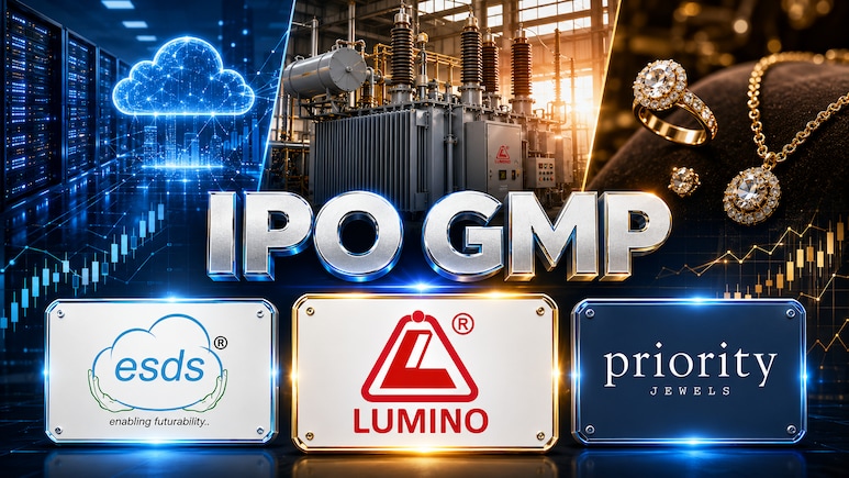 IPO GMP Today: Lumino Industries vs Priority Jewels vs ESDS Software &mdash; Which Signals Better Listing Gains?