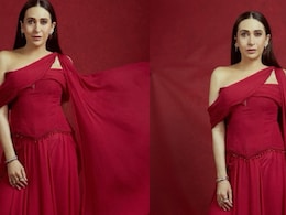 Karisma Kapoor Gives The Sari-Gown Trend A Glamorous Twist In Ridhi Mehra Creation