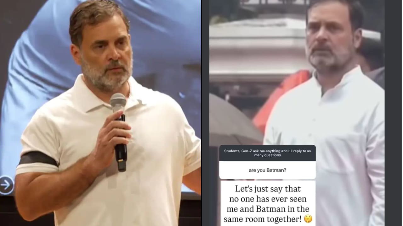 "Let's Just Say...": Rahul Gandhi's Witty Batman Response Goes Viral