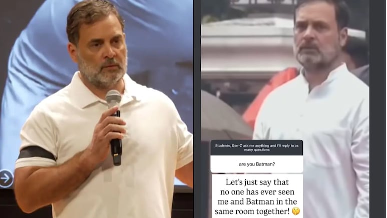 "Let's Just Say...": Rahul Gandhi's Witty Batman Response Goes Viral