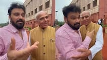 दिल्ली के मानसून में TMC सांसद बाबुल सुप्रियो को याद आए किशोर दा, BJP सांसद जगदंबिका पाल को सुनाया ये गाना
