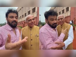 दिल्ली के मानसून में TMC सांसद बाबुल सुप्रियो को याद आए किशोर दा, BJP सांसद जगदंबिका पाल को सुनाया ये गाना