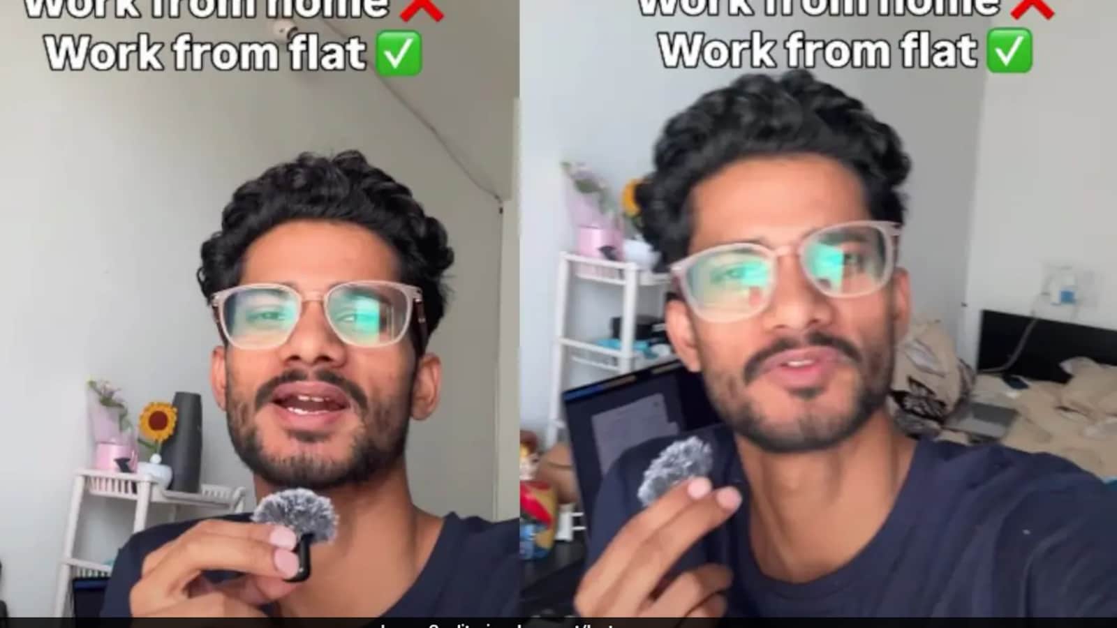 Man Shares Why Working Remotely from Flat Feels Different from Home