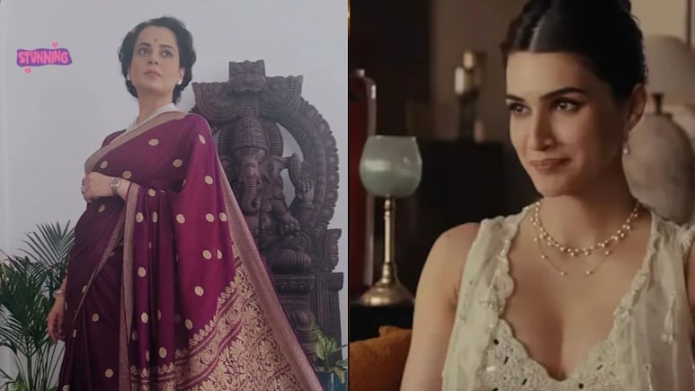 After 'Bikini' Attack On Kriti Sanon's Rakhi Ad, Kangana Ranaut Flaunts New Saree