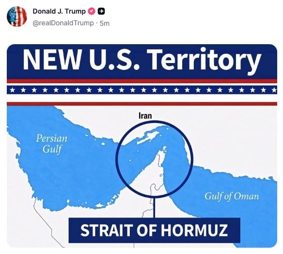 Strait of Hormuz News: ट्रंप द्वारा जारी की गई तस्वीर