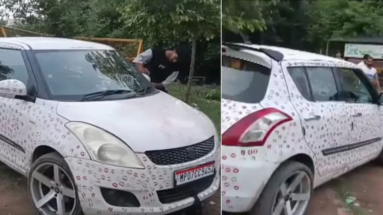 Man Had Girlfriend Cover His Car In Kisses, Got Fined: Here's What Went Wrong Legally