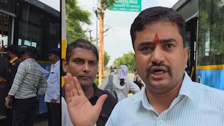 'पैसा वापस करो' नई पीएम ई-बस में बैठे यात्री बोले; अजमेर में दूसरे ही दिन बैठी नई बस - Video
