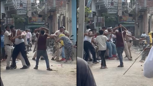 On Camera, Delhi Cops Attacked With Chilli Powder, Bricks After Bike Seizure