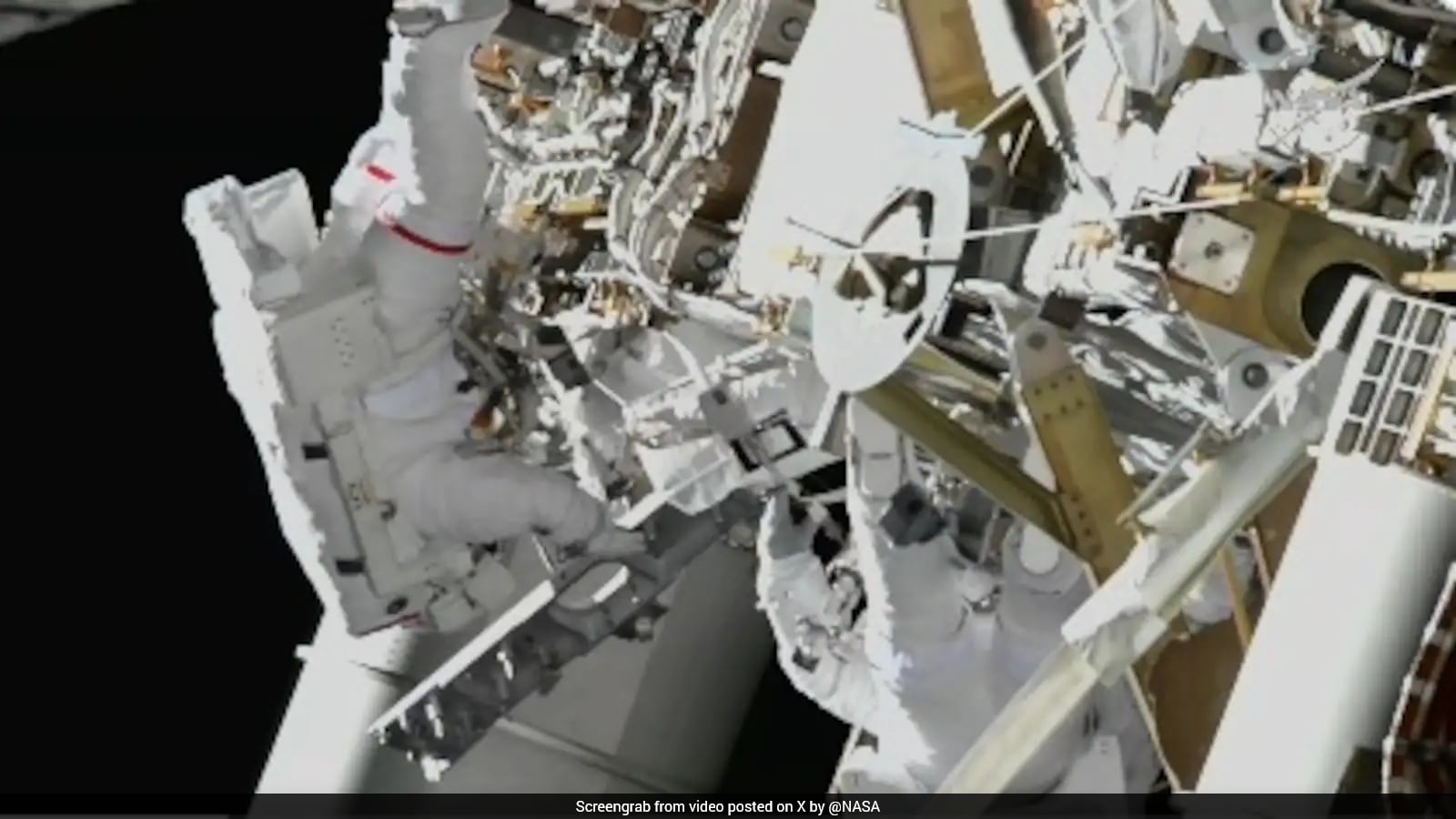 NASA Astronauts Anil Menon, Jessica Meir Complete Spacewalk To Upgrade Space Station