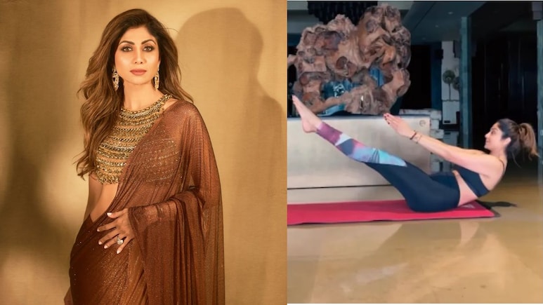 Shilpa Shetty's Dynamic Yoga Flow Strengthens The Core, But It's Not For Beginners