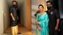 Rishab Shetty's IIFM Look: Black Kurta With Gandaberunda Motif And Silk Dhoti