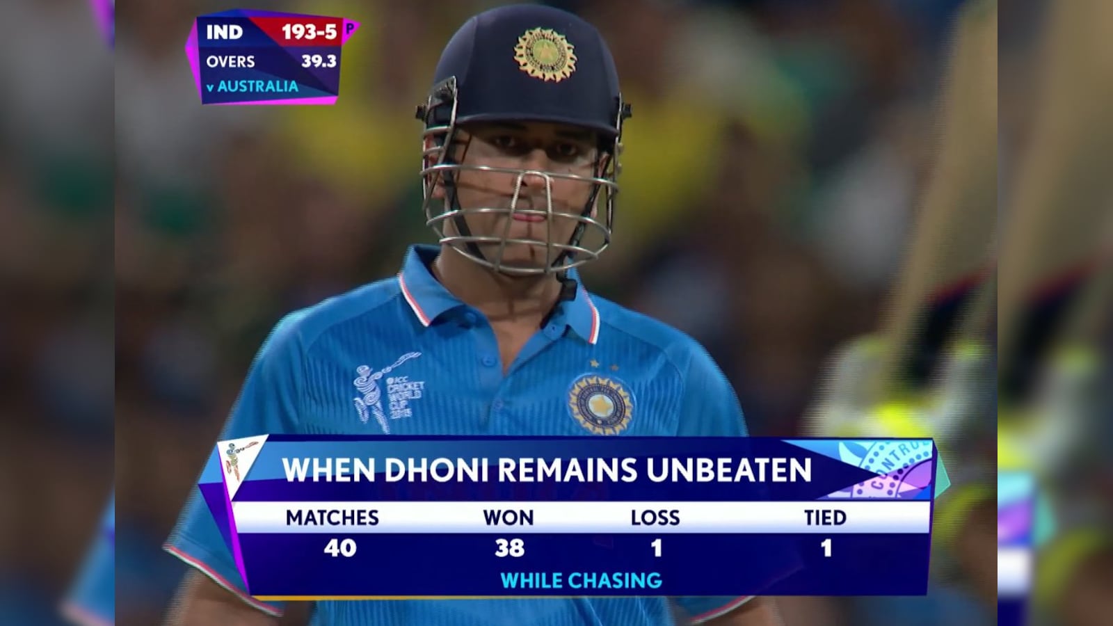 How One Data Graphic On MS Dhoni Kept Indian Fans Watching A Lost World Cup Match
