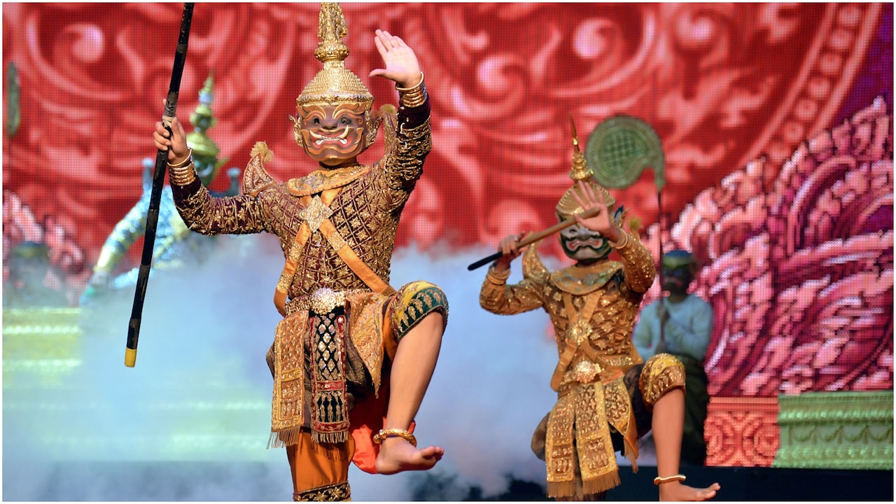Khmer dance performance