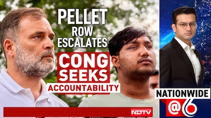 Rahul Gandhi Sits On Dharna Over Pellet Gun FIR, BJP Calls It "Cheap Politics"