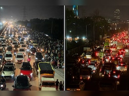 Huge Jam On Delhi-Meerut Expressway As Raksha Bandhan Rush Chokes Traffic