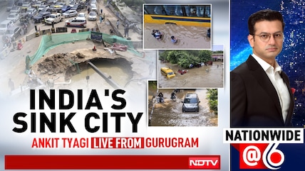 Gurugram's Sinking Infrastructure: Sinkhole Exposes City's Flooding Crisis