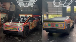 Tesla Cybertruck Gets Indian Tadka, Resembles a 'Desi Truck': Watch Viral Video