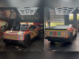 Tesla Cybertruck Gets Indian Tadka, Resembles a 'Desi Truck': Watch Viral Video