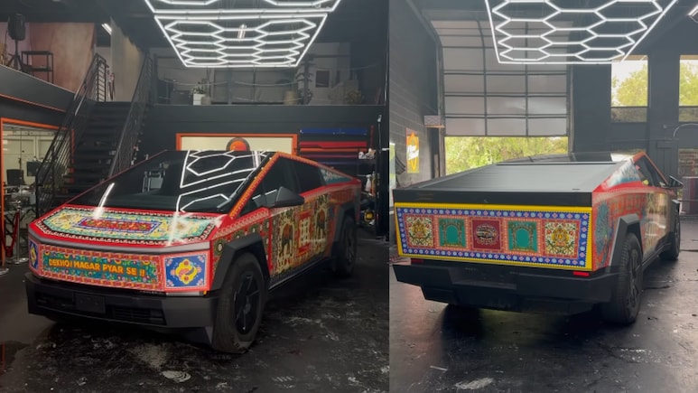Tesla Cybertruck Gets Indian Tadka, Resembles a 'Desi Truck': Watch Viral Video
