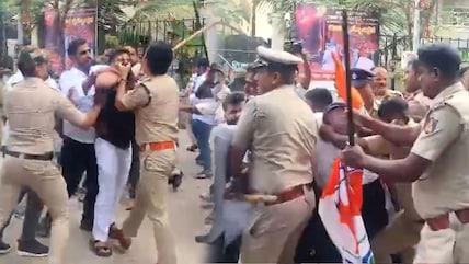 NEET Row: Youth Congress Workers Detained Outside BJP Office in Bengaluru