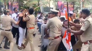NEET Row: Youth Congress Workers Detained Outside BJP Office in Bengaluru