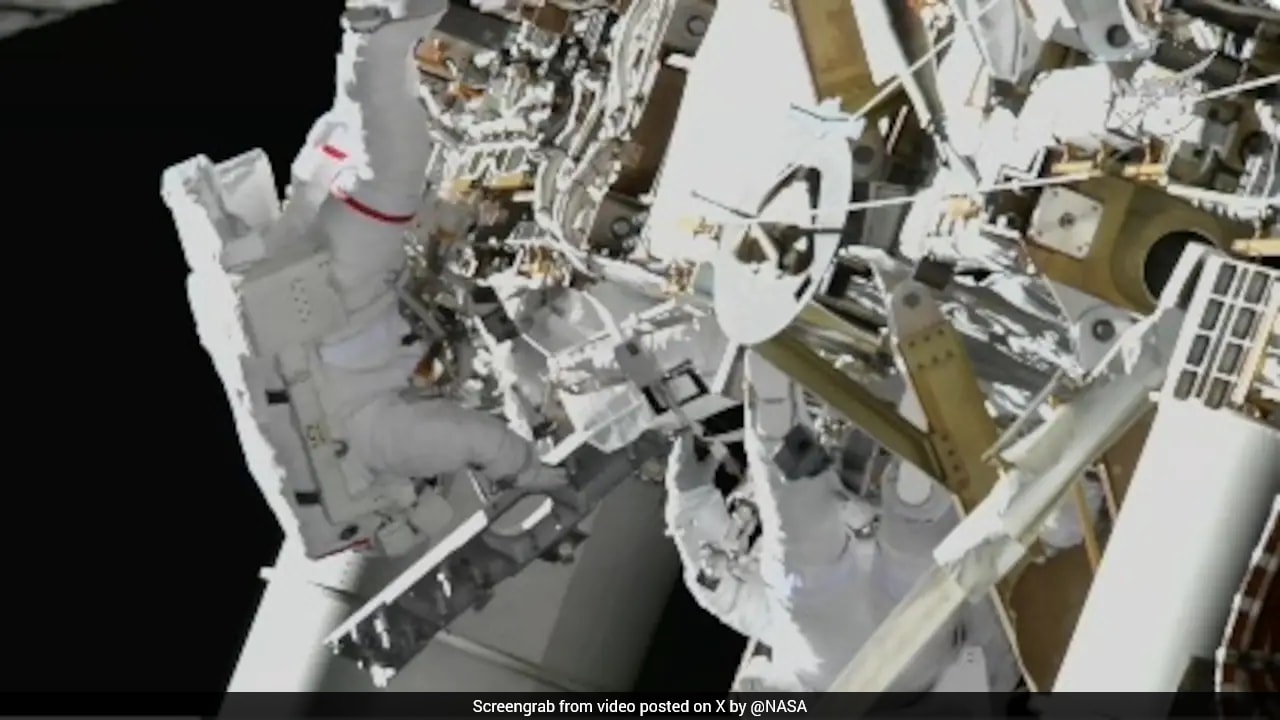 NASA Astronauts Anil Menon, Jessica Meir Complete Spacewalk To Upgrade Space Station