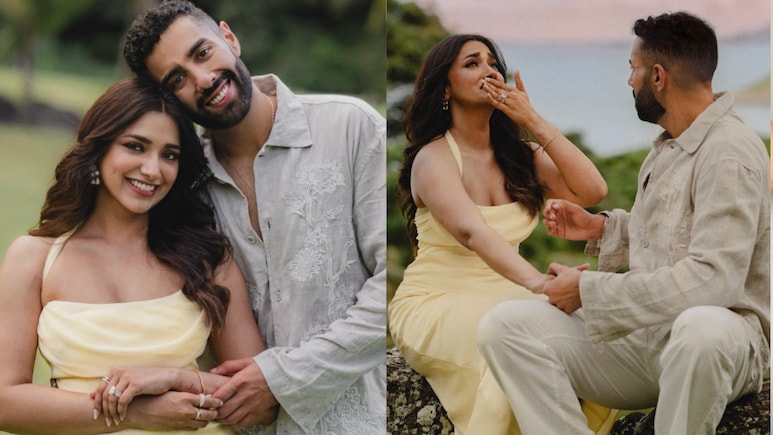 Jiya Shankar's Butter Yellow Engagement Dress Is Summer Romance Done Right