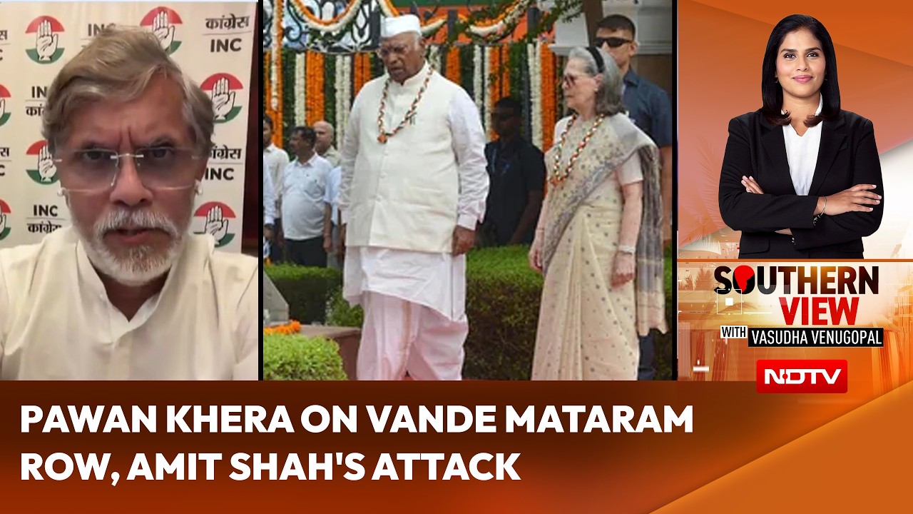 "Don't Hide Behind The Law": Pawan Khera On Vande Mataram Row, Amit Shah's Attack