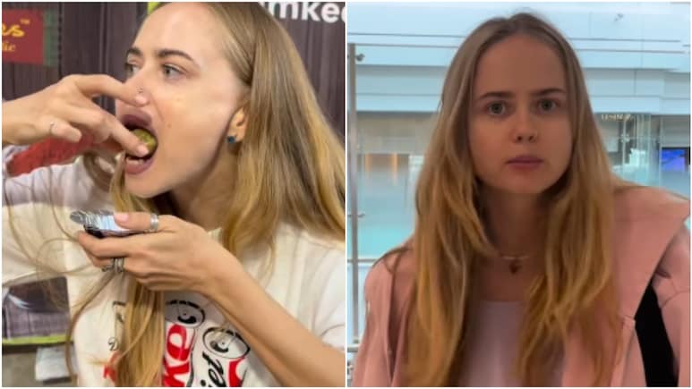 "I Was Wrong": Russian Influencer Mocked Rs 60 Mumbai Pani Puri, Then Saw Dubai's Rs 1,096 Version