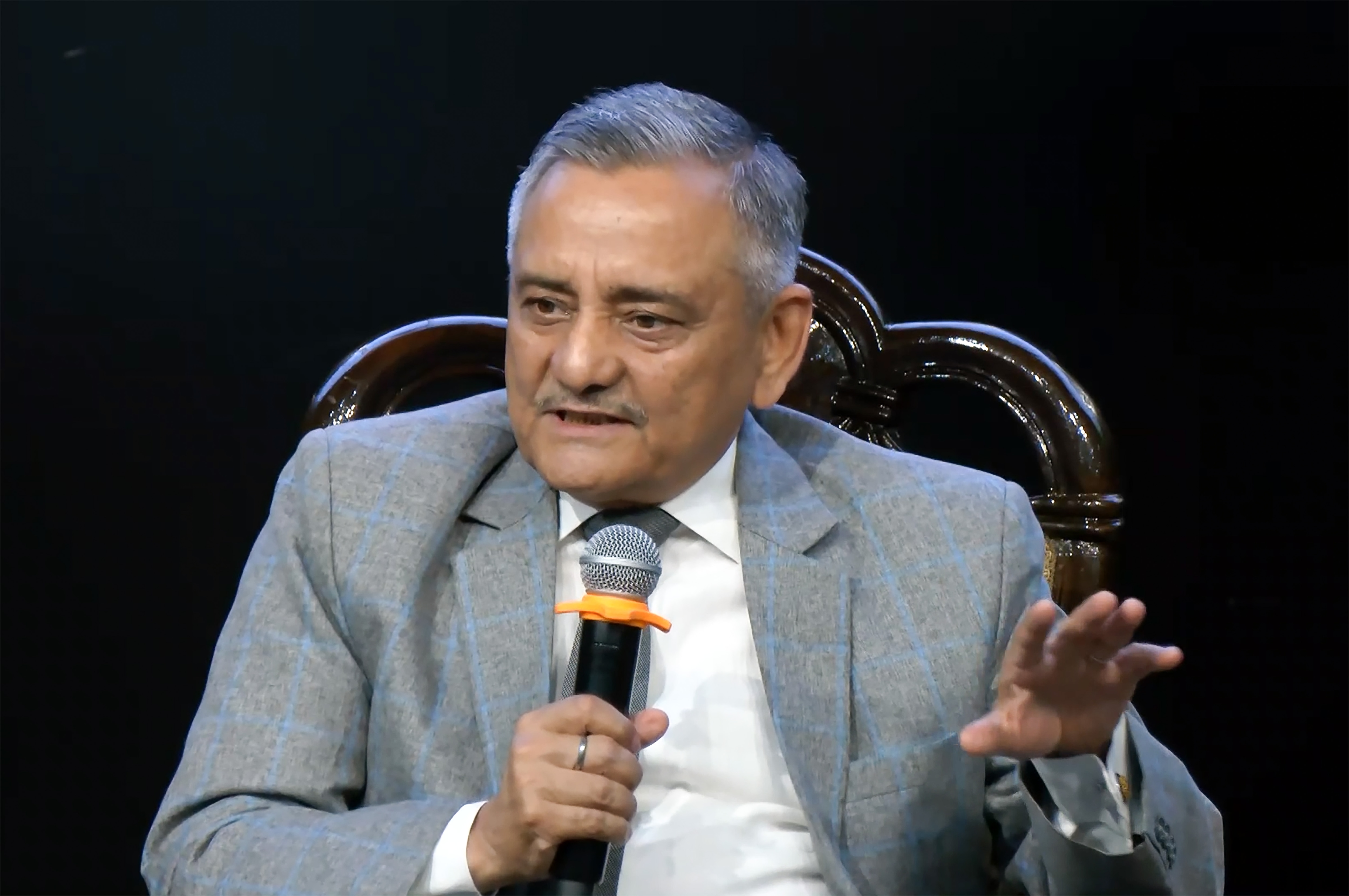 रिटायर्ड जनरल अनिल चौहान. रिटायर्ड जनरल अनिल चौहान.
