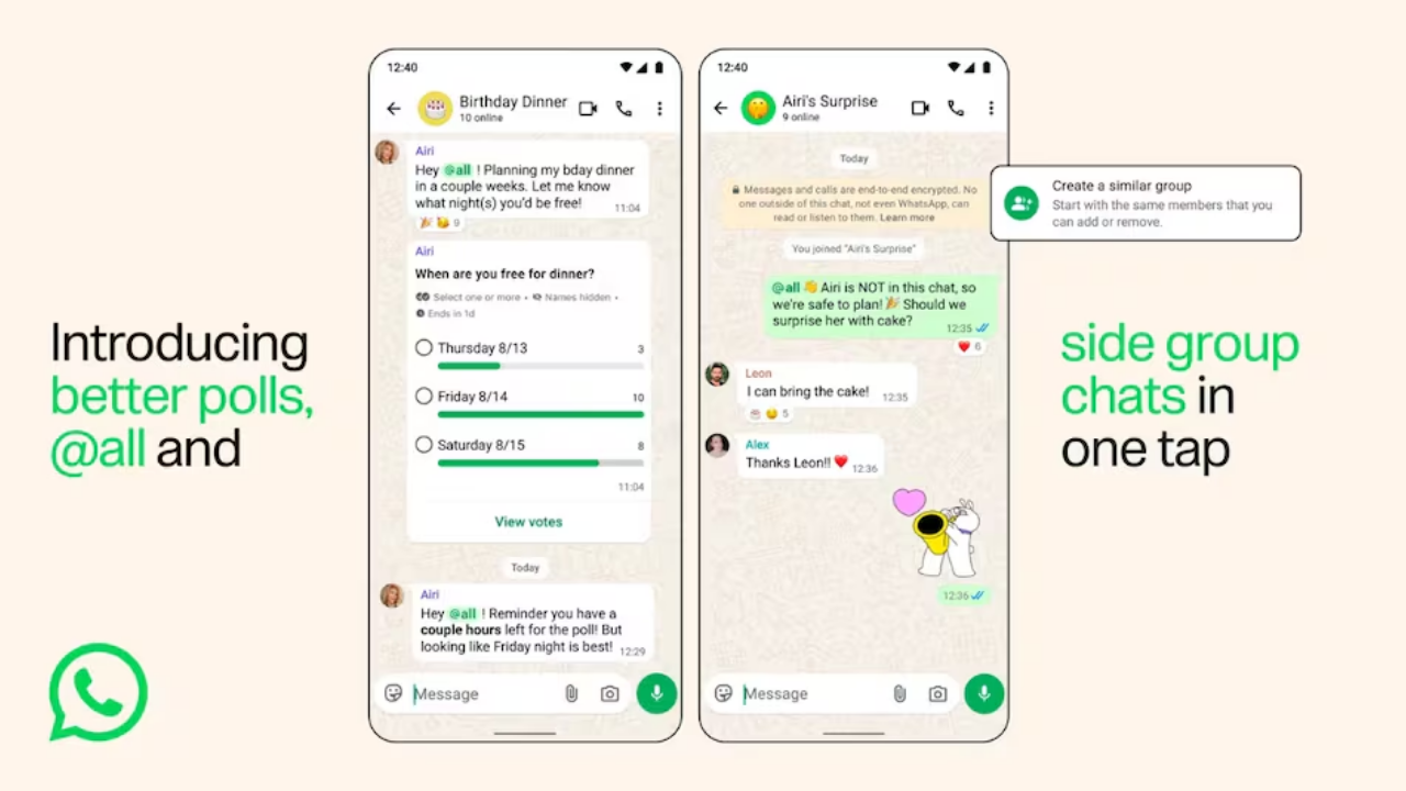WhatsApp bringt @alle-Erwähnung für Gruppenchats